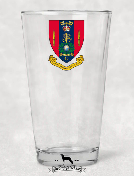 45 Commando RM - Pint Glass