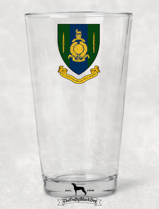 HQ 3 Cdo Bde - Pint Glass