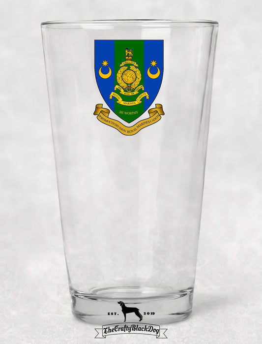 Portsmouth Royal Marines Cadets - Pint Glass