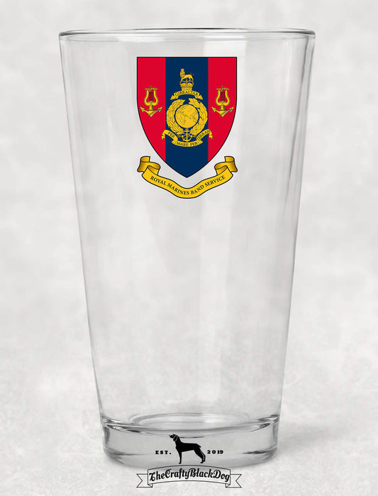 ROYAL MARINES BAND SERVICE - Pint Glass