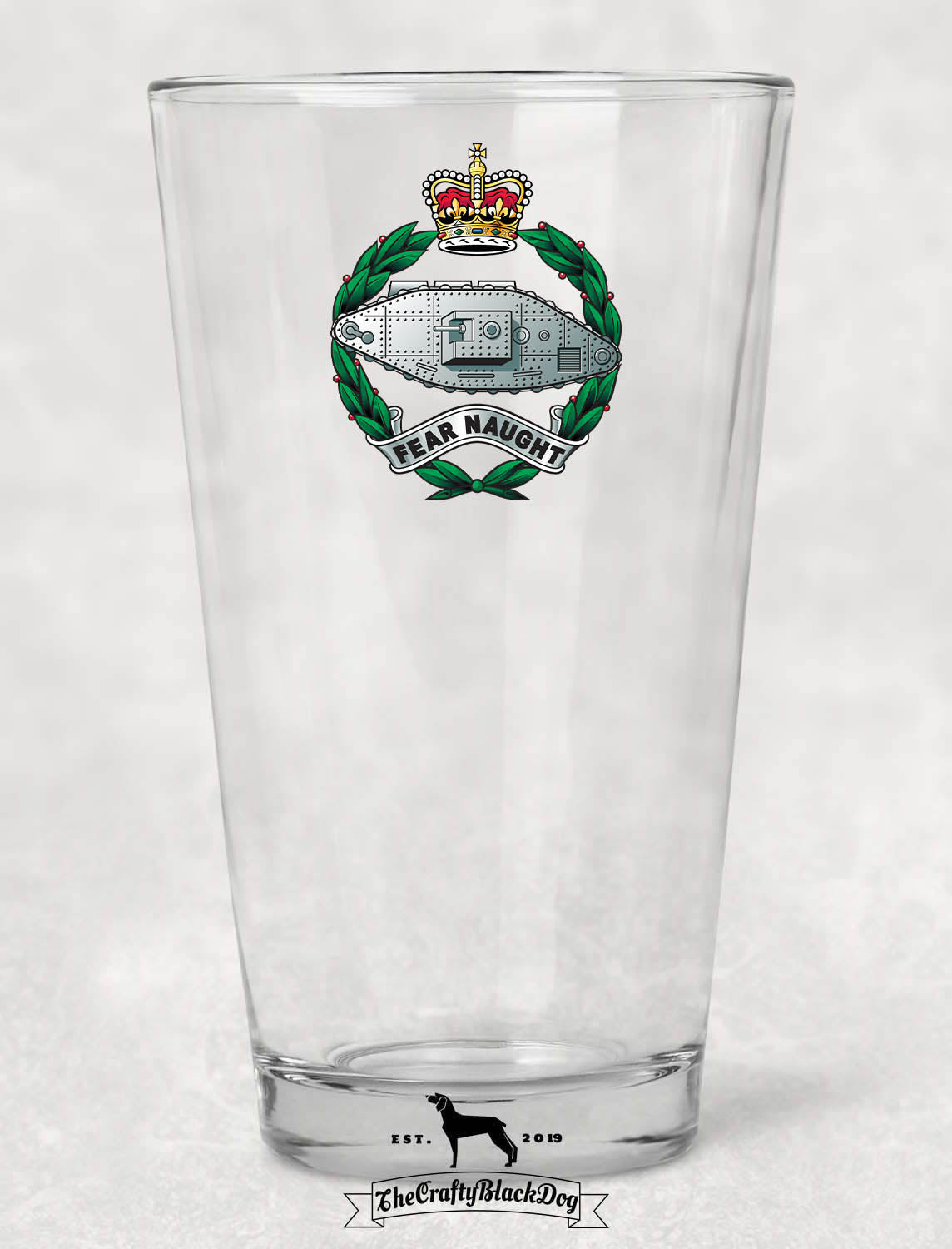 Royal Tank Regiment- Pint Glass