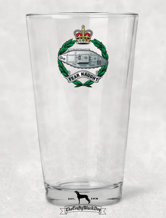 Royal Tank Regiment- Pint Glass