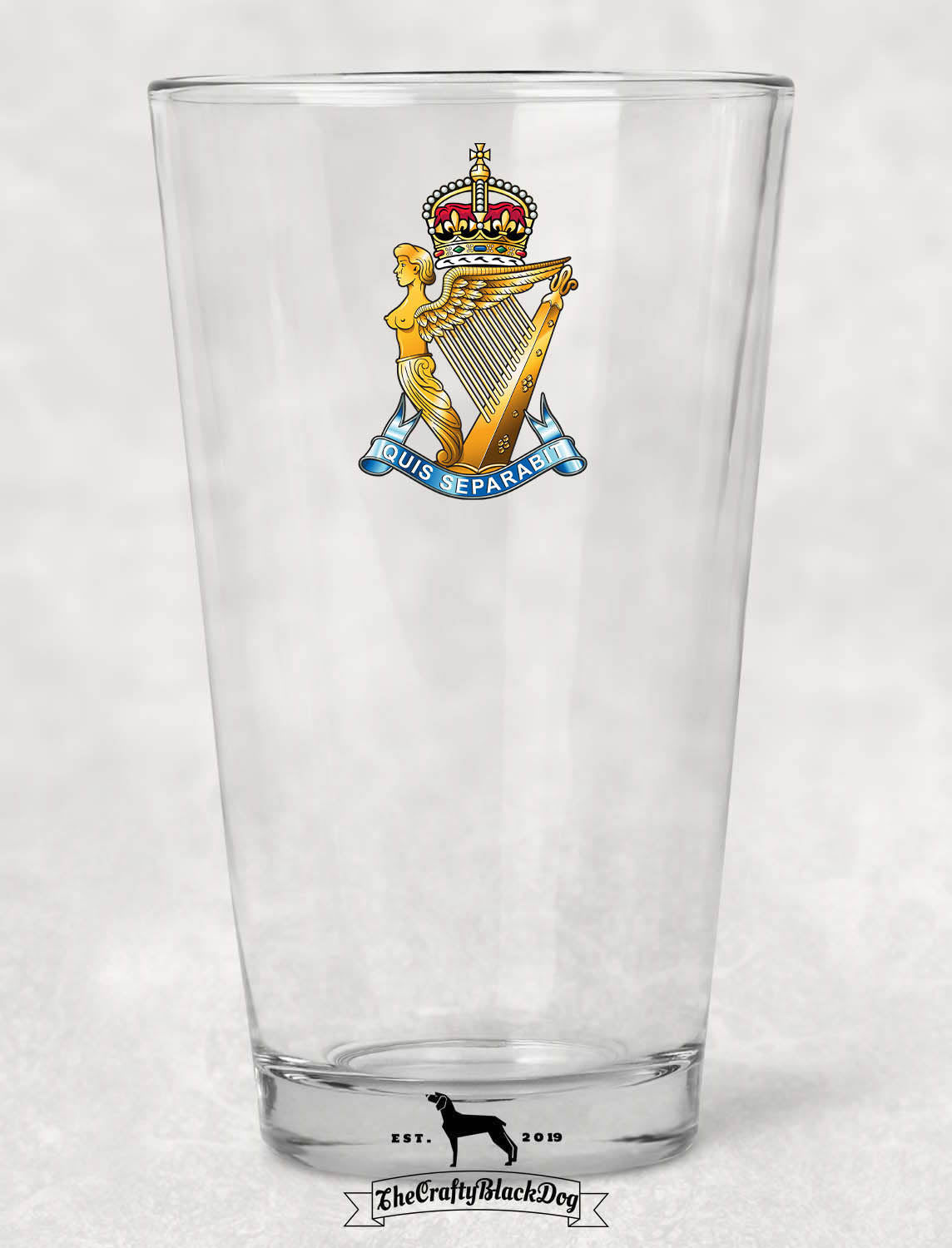 Royal Ulster Rifles - Pint Glass