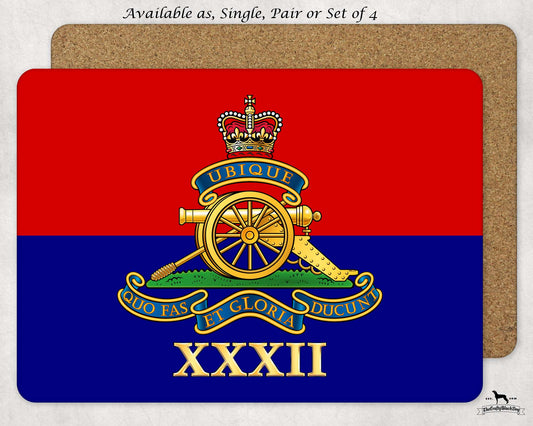 32 Regiment Royal Artillery - Placemat(s)