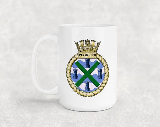 HMS Plymouth - 15oz Mug