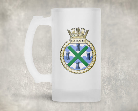 HMS Plymouth - Frosted Stein