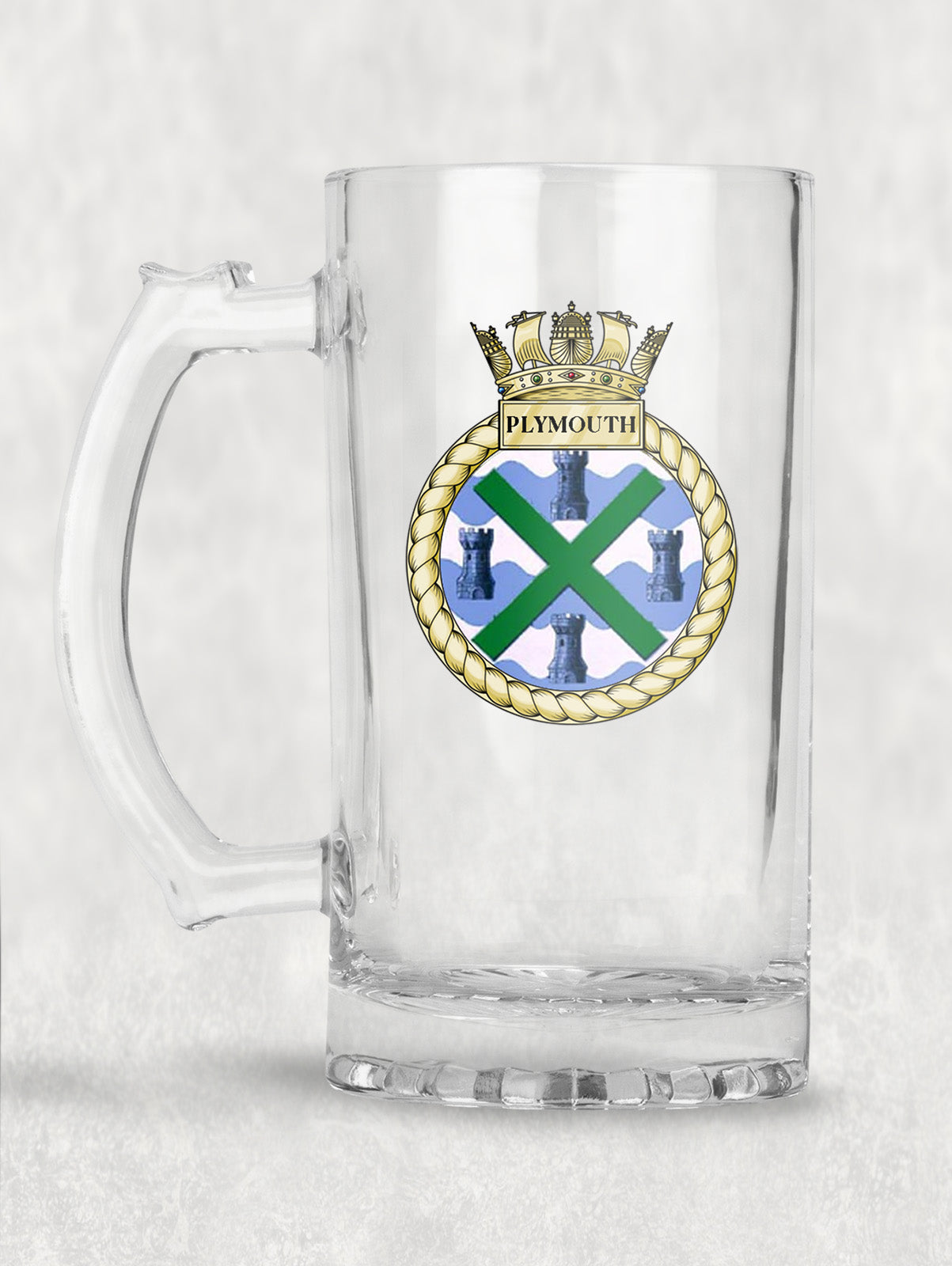 HMS Plymouth - Tankard/Beer Mug/Stein