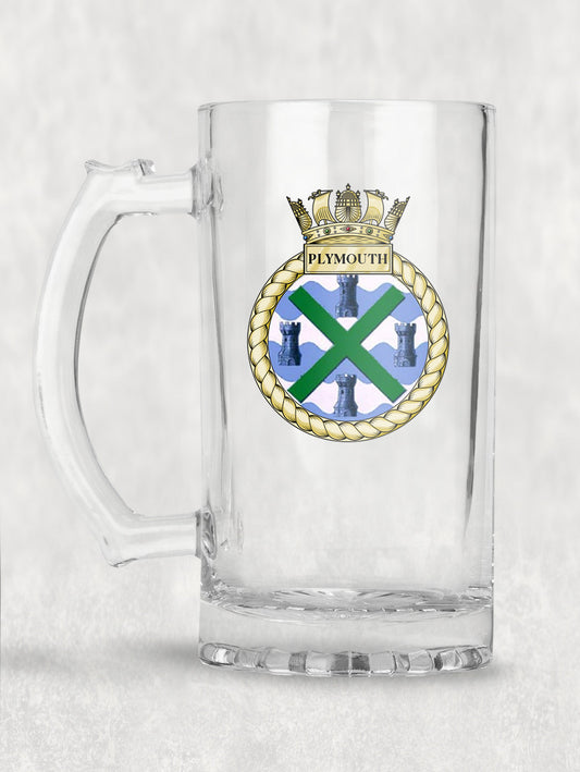 HMS Plymouth - Tankard/Beer Mug/Stein