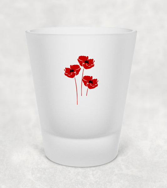 Poppies - Shot Glass