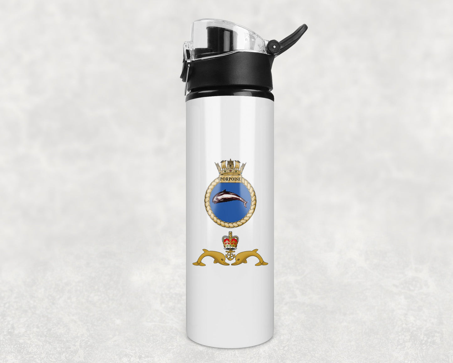 HMS Porpoise - Flip Top Water Bottle