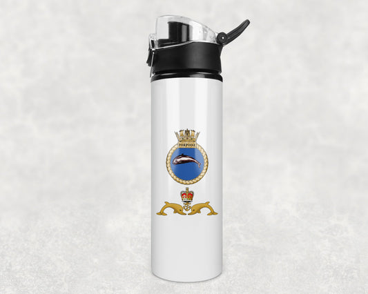 HMS Porpoise - Flip Top Water Bottle
