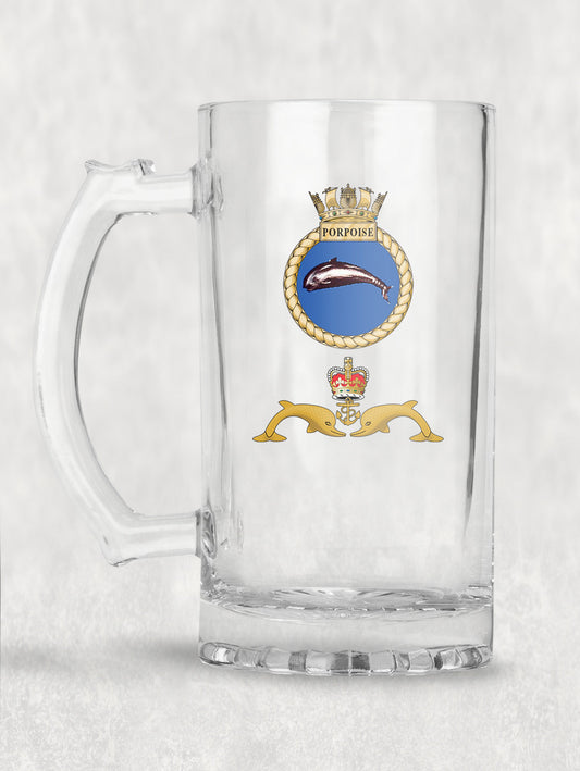 HMS Porpoise - Tankard/Beer Mug/Stein