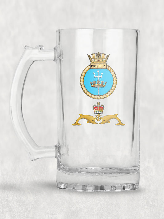 HMS Poseidon - Tankard/Beer Mug/Stein