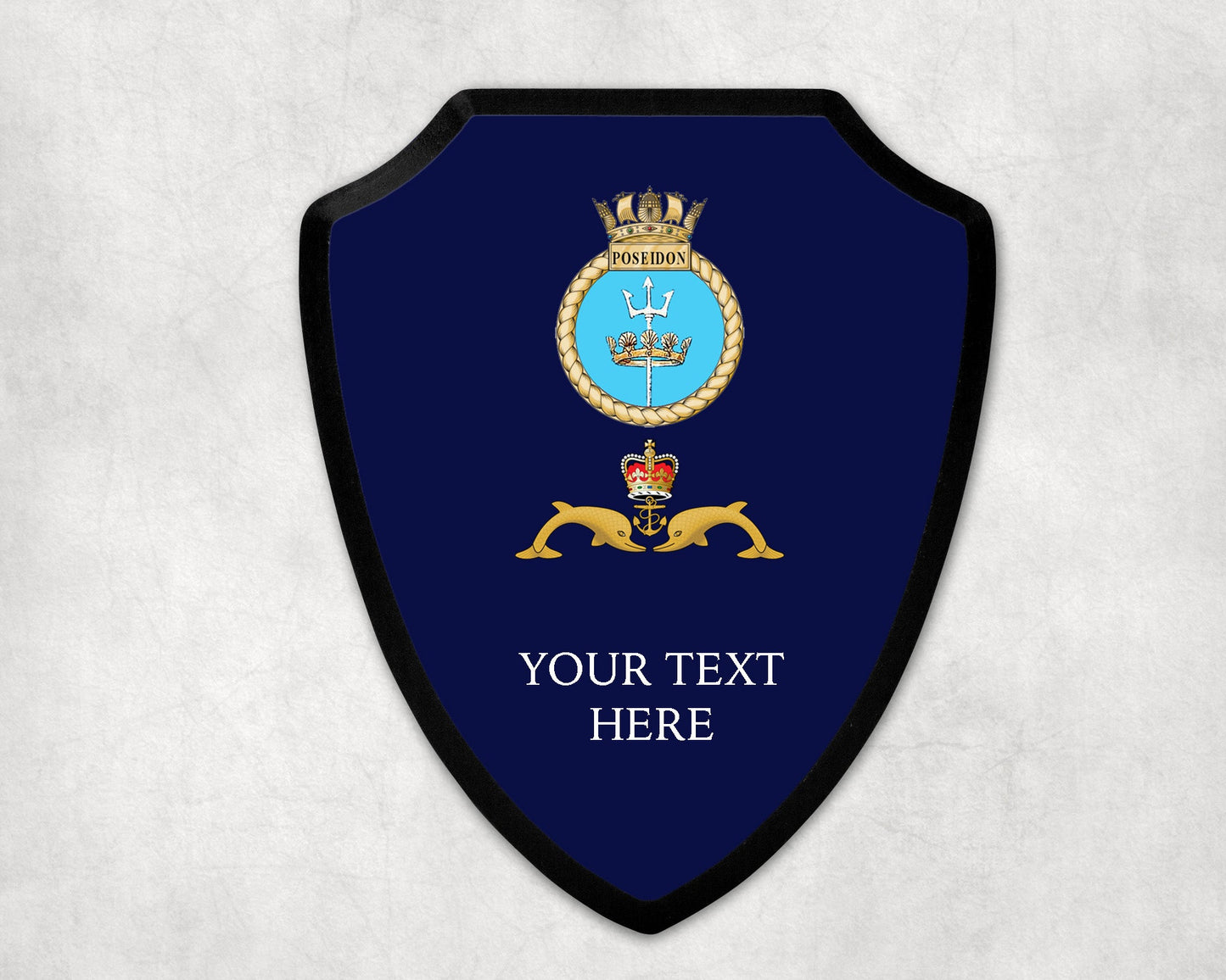 HMS Poseidon - Royal Navy Printed Wall Shield