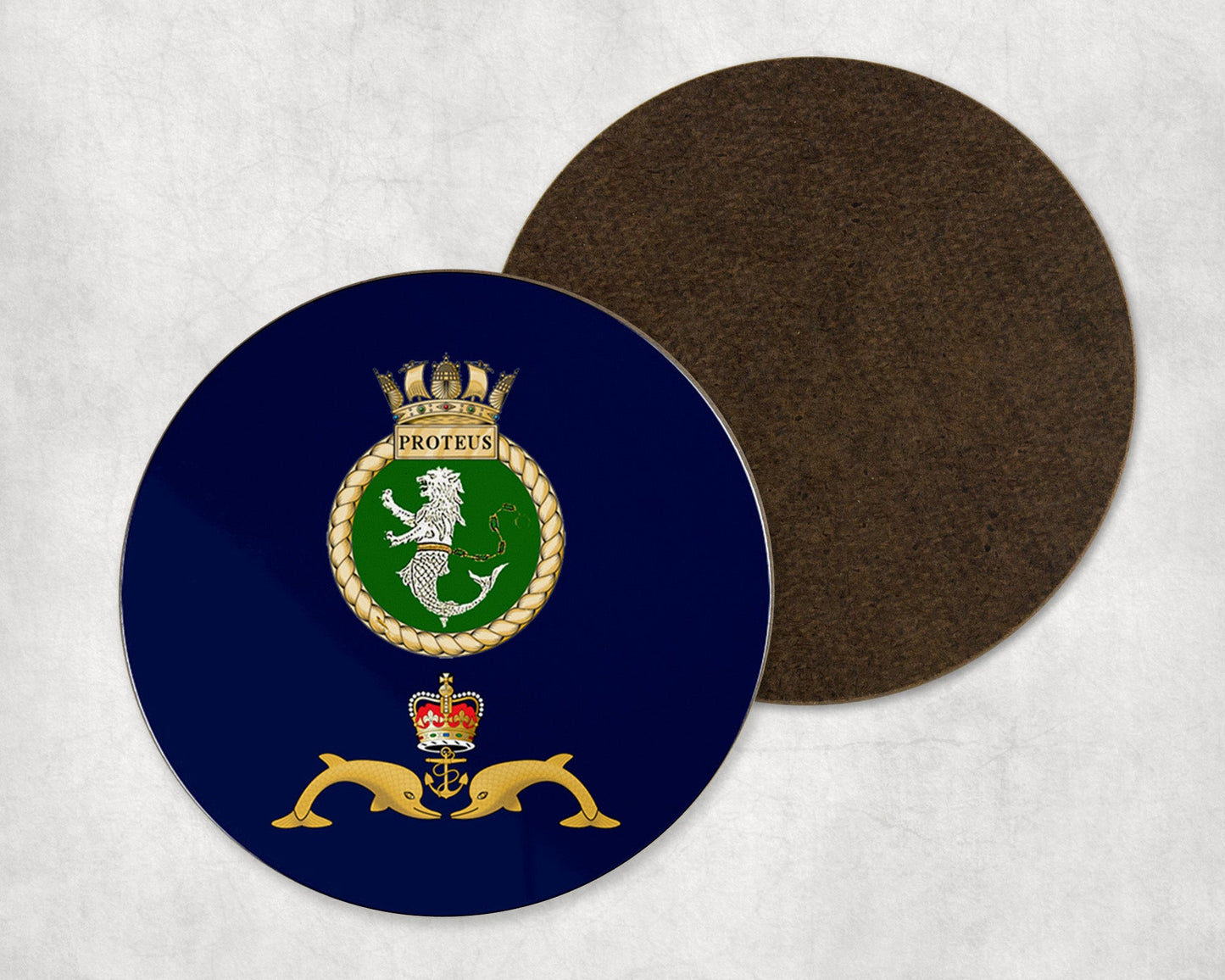 HMS Proteus - Round Coaster Set