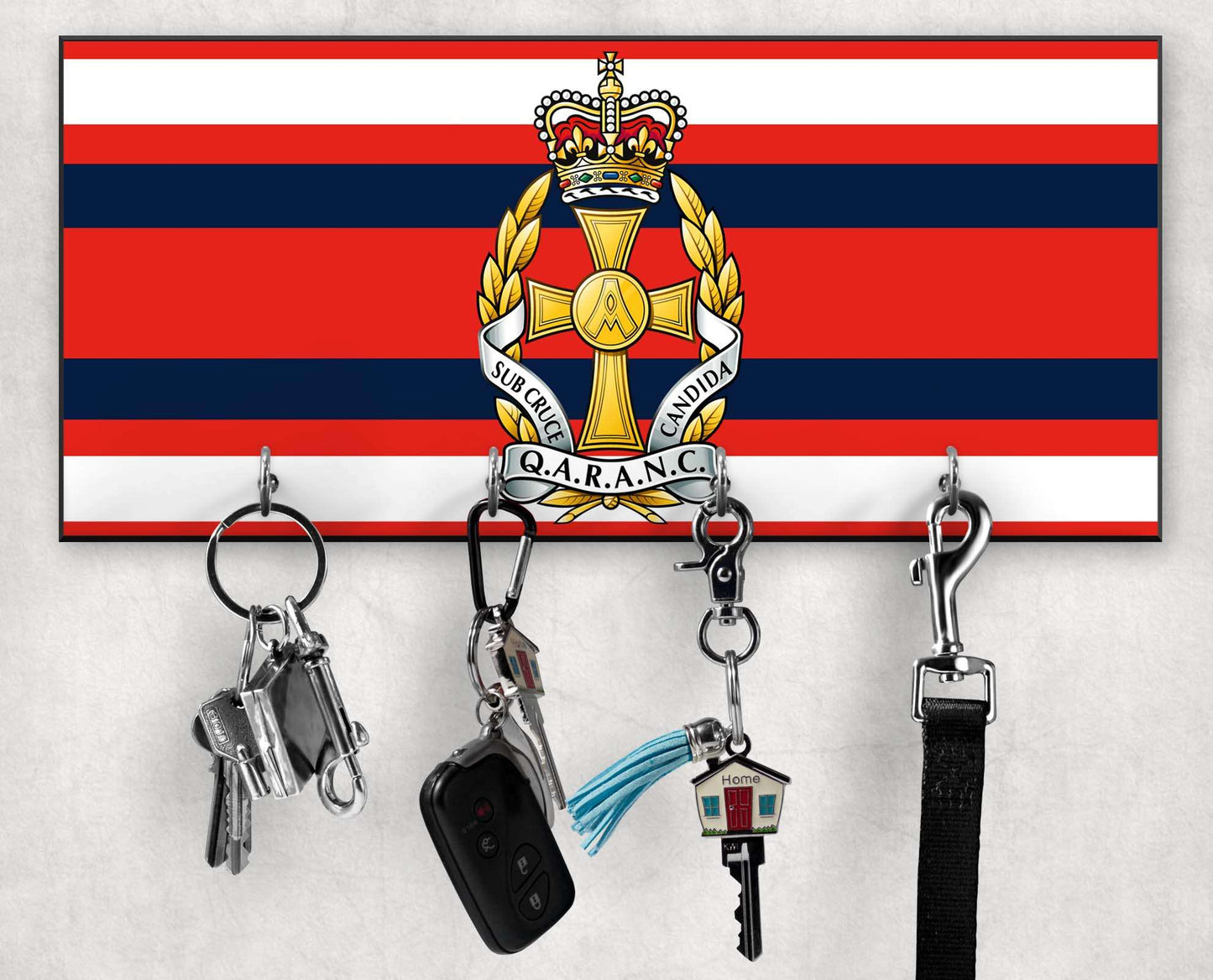 Queen Alexandra's Royal Army Nursing Corps - Wooden Key Holder/Hook