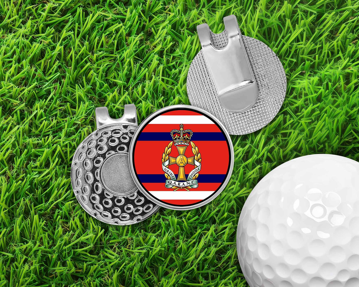 Queen Alexandra's Royal Army Nursing Corps - Golf Ball Marker Hat Clip