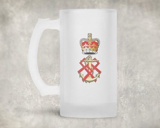 Queen Alexandra's Royal Naval Nursing Service QARNNS - Frosted Stein/Tankard/Beer Mug - Frosted Stein/Tankard/Beer Mug