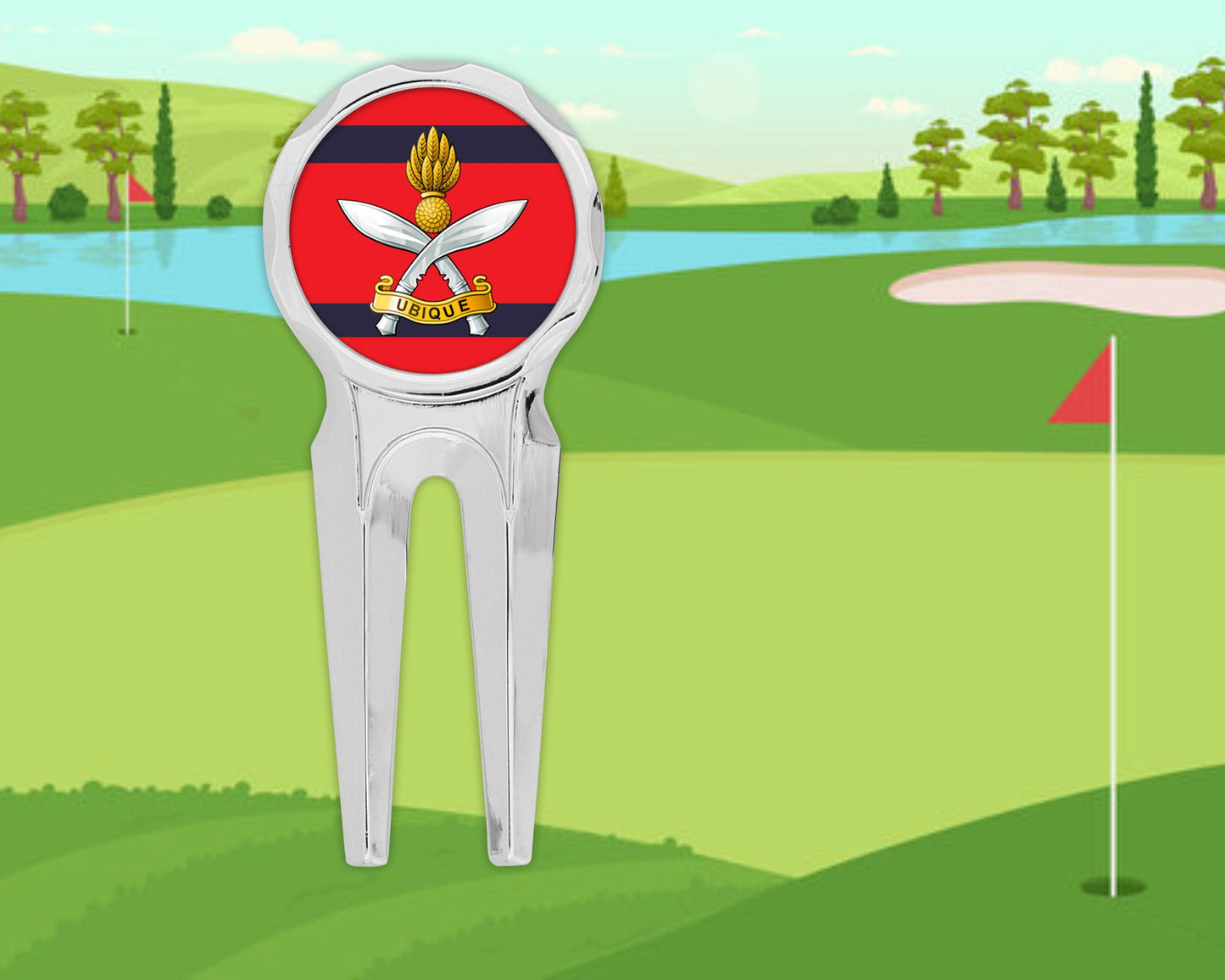 Queen's Gurkha Engineers - Golf Divot Repair Tool