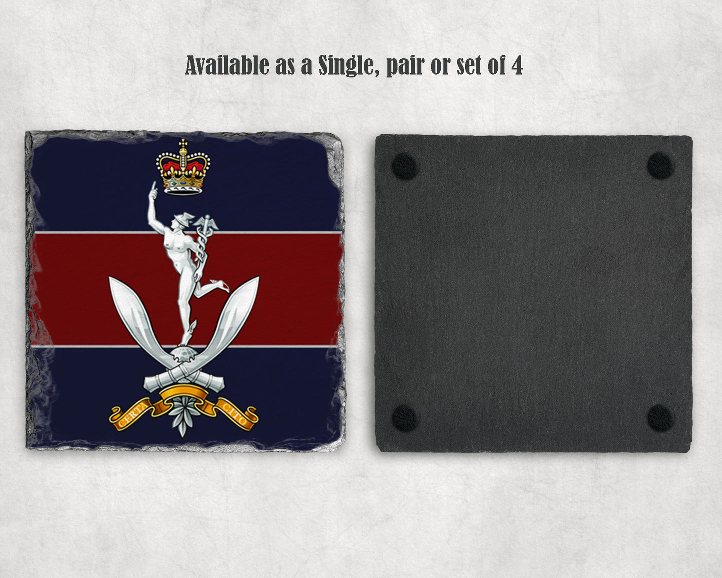 Queen's Gurkha SignalsÊ - Slate Coaster