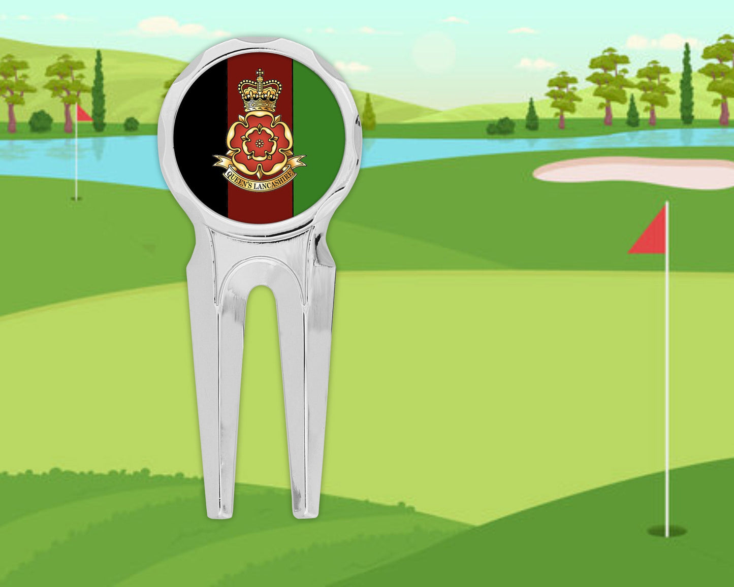 Queen's Lancashire Regiment - Golf Divot Repair Tool