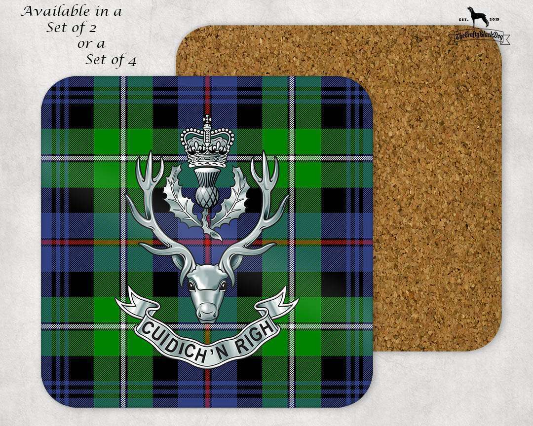 Queen's Own Highlanders - COASTER SET