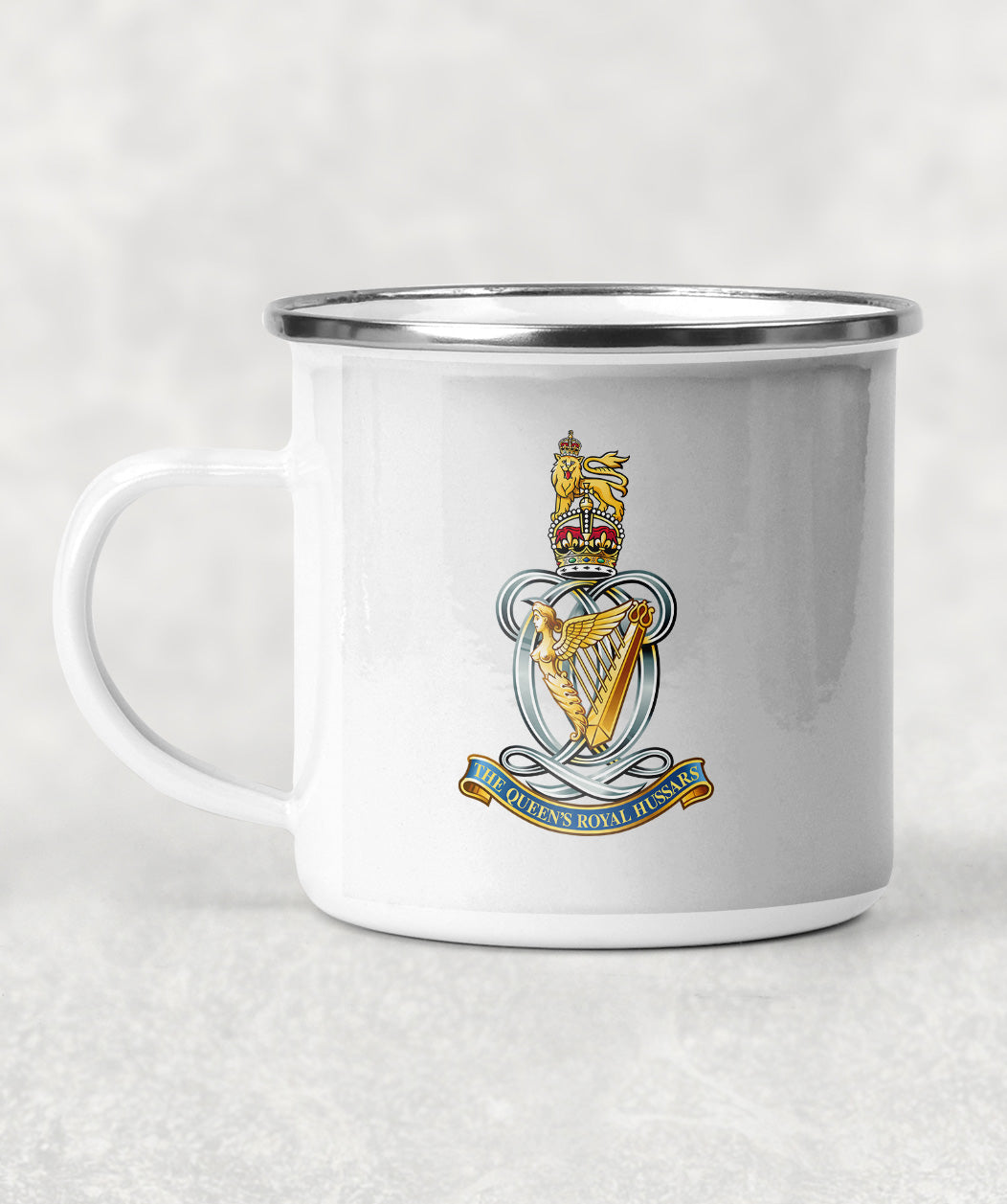 Queen's Royal Hussars KC - Enamel Mug