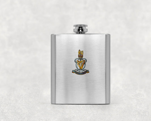 Queen's Royal Hussars KC - Hip Flask