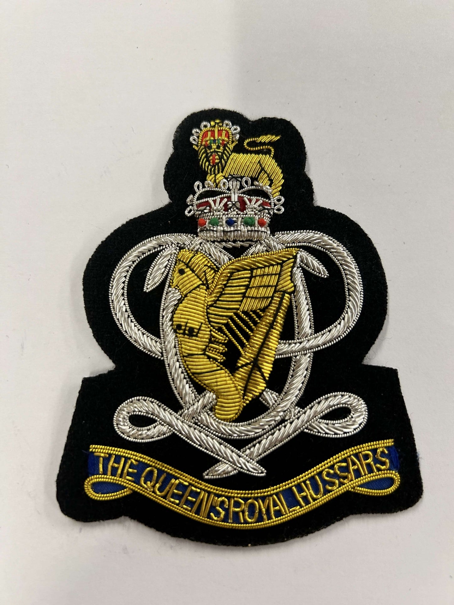 Queen's Royal Hussars - Blazer Badge
