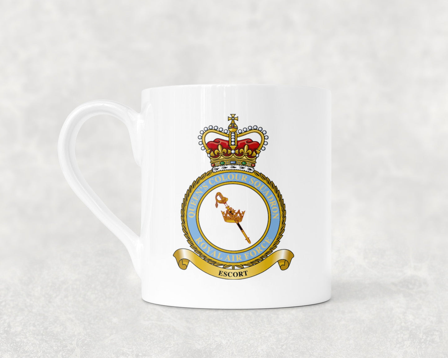 Queen's Colour Squadron RAF - Bone China Mug