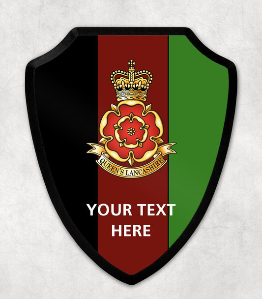 Queen's Lancashire Regiment - Printed Wall Shield