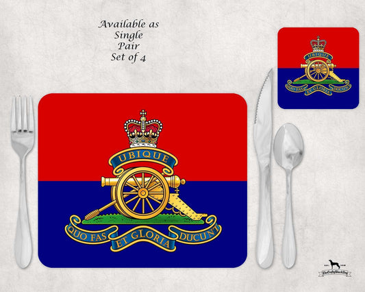 Royal Artillery - Placemat &amp; Coaster Set