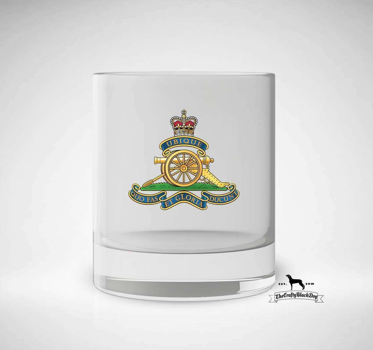 Royal Artillery - Whiskey/Spirit Glass