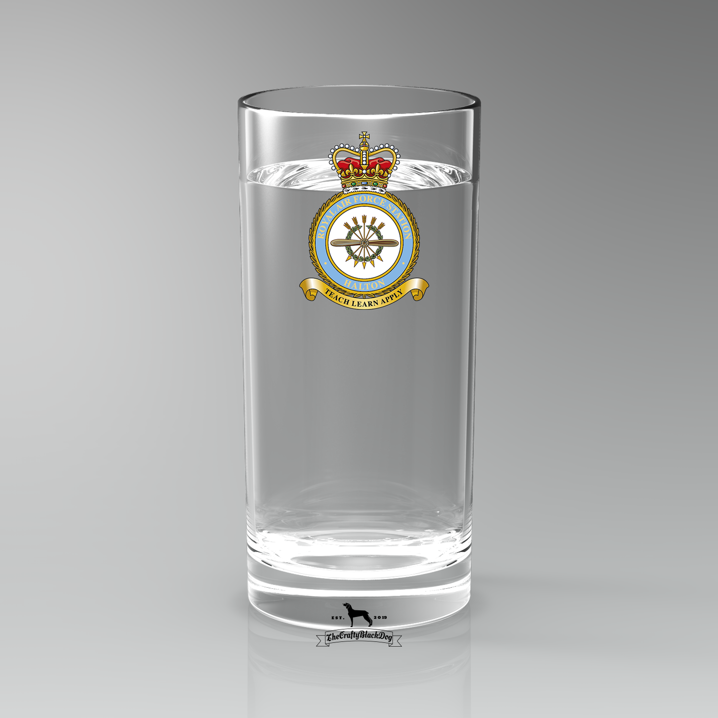 RAF Halton - Straight Gin/Mixer/Water Glass