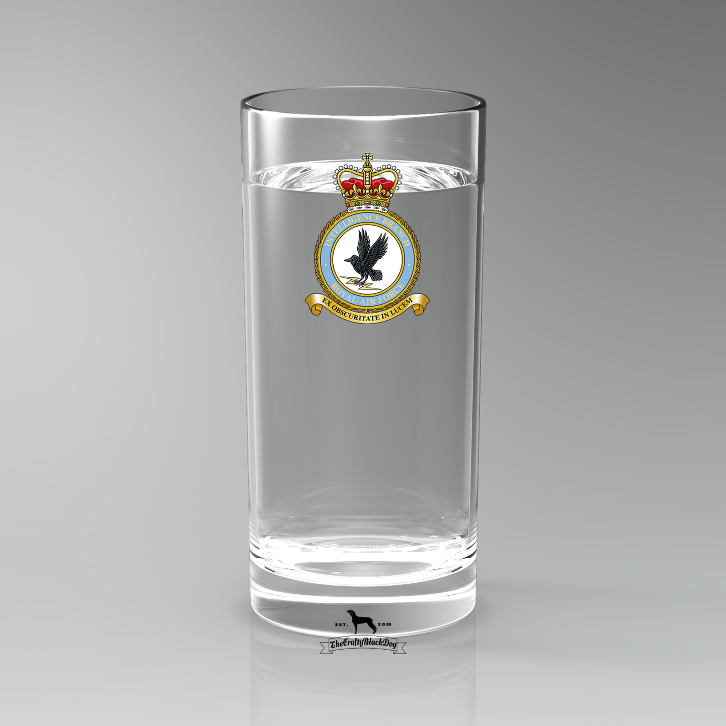 Intelligence Branch - Straight Gin/Mixer/Water Glass