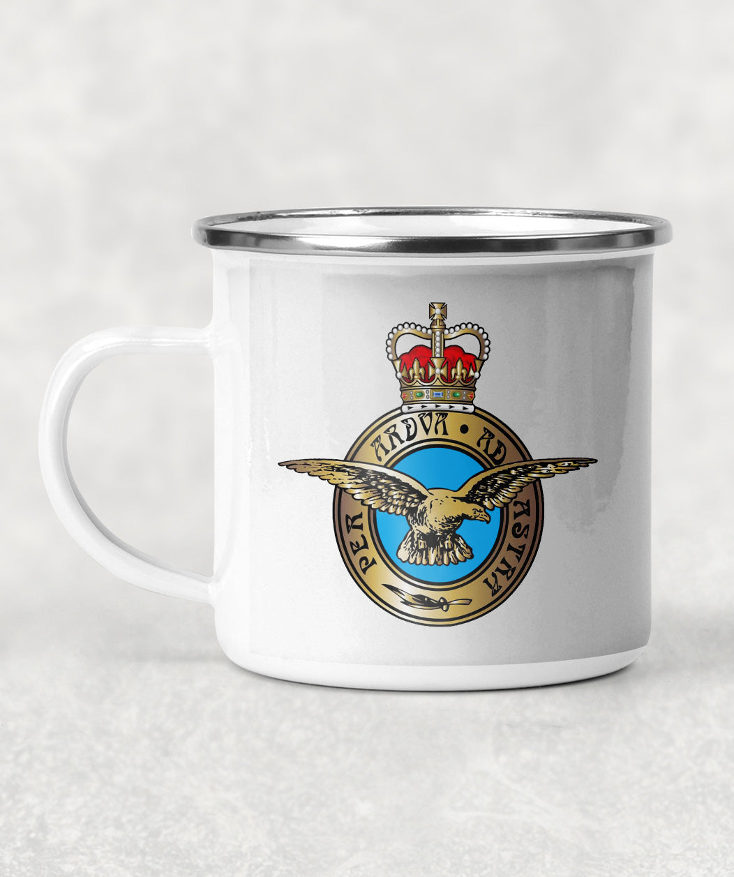 RAF Per ardua ad astra - Enamel Mug