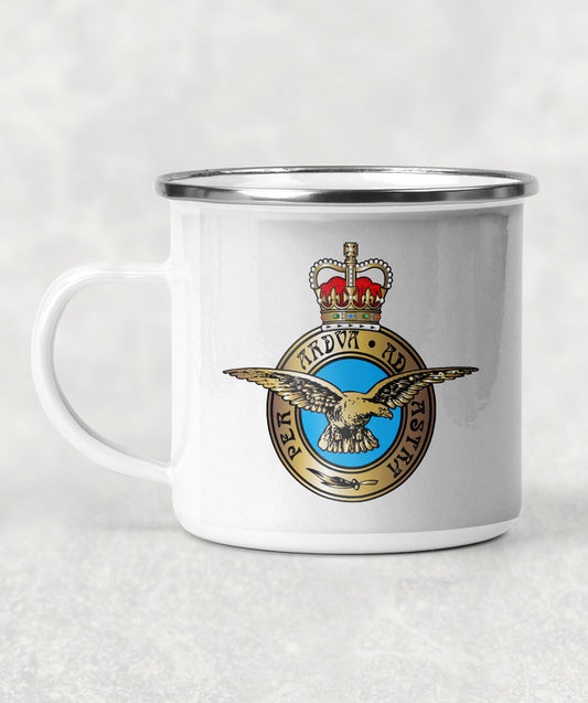 RAF Per ardua ad astra - Enamel Mug