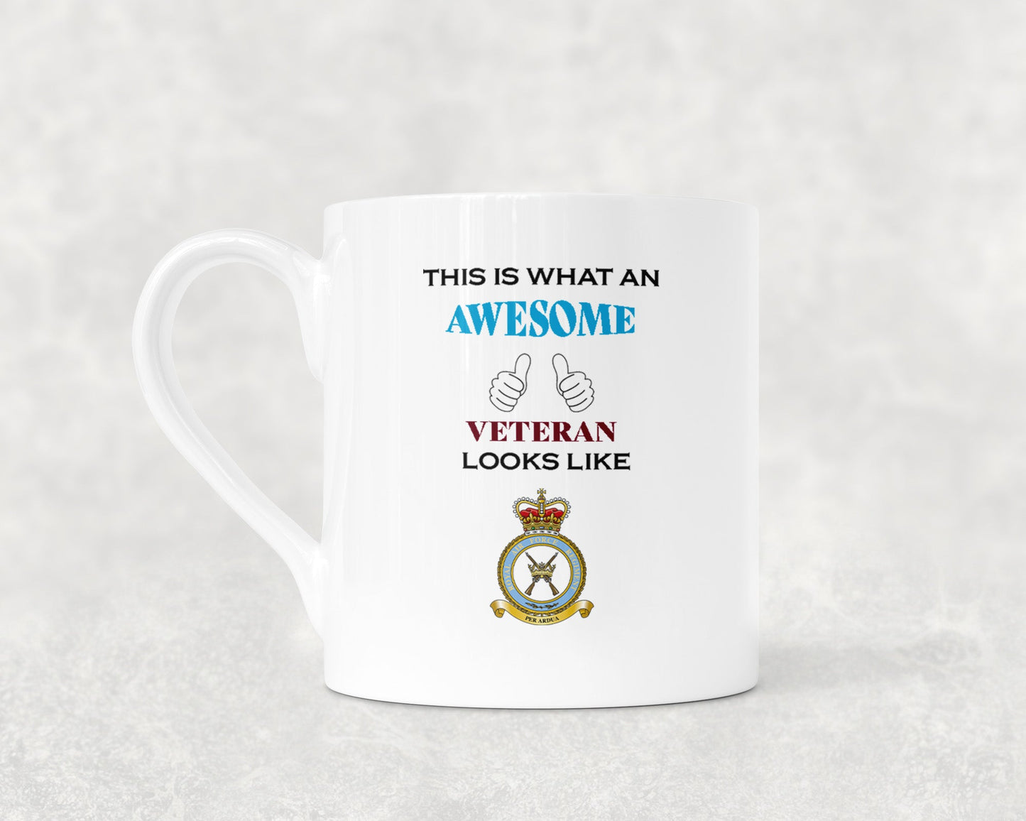 RAF Regiment - Veteran - Bone China Mug