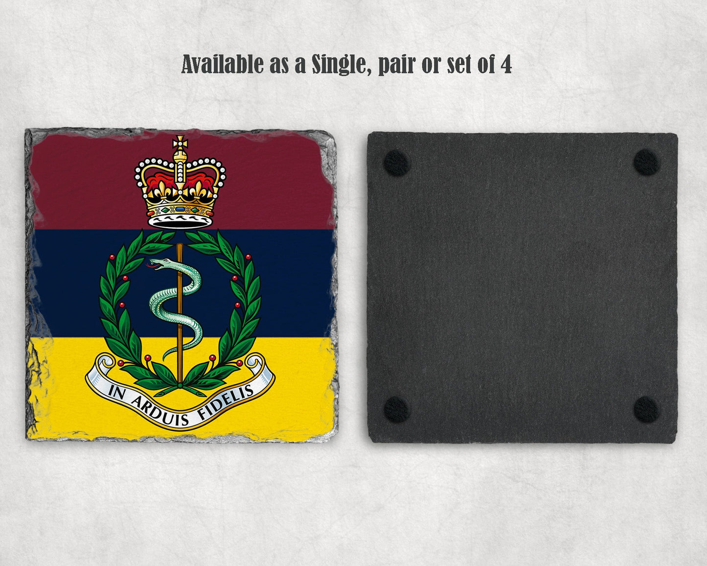 Royal Army Medical Corps - Slate Coaster