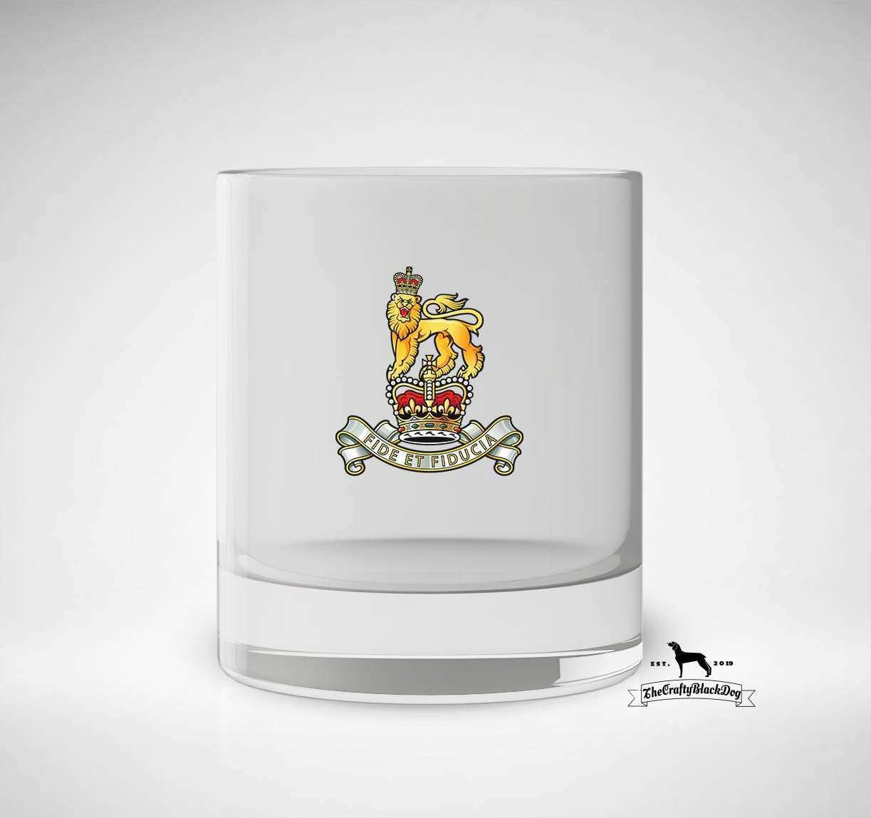 Royal Army Pay Corps - Whiskey/Spirit Glass