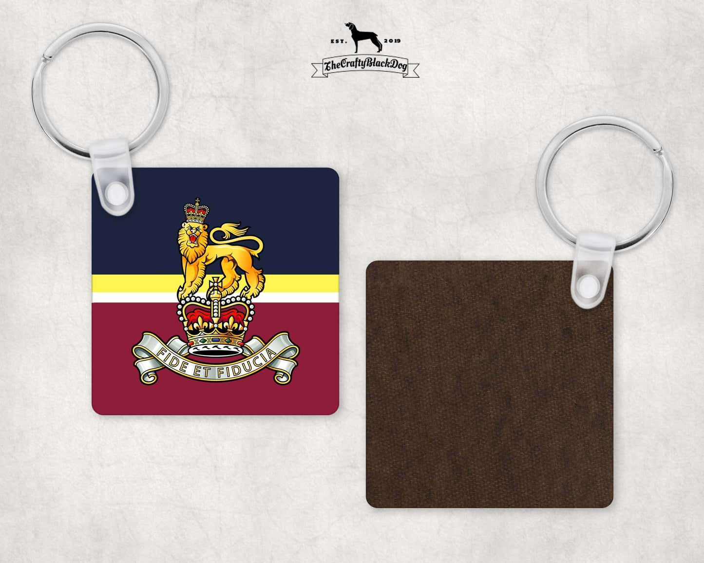 Royal Army Pay Corps - Square Key Ring