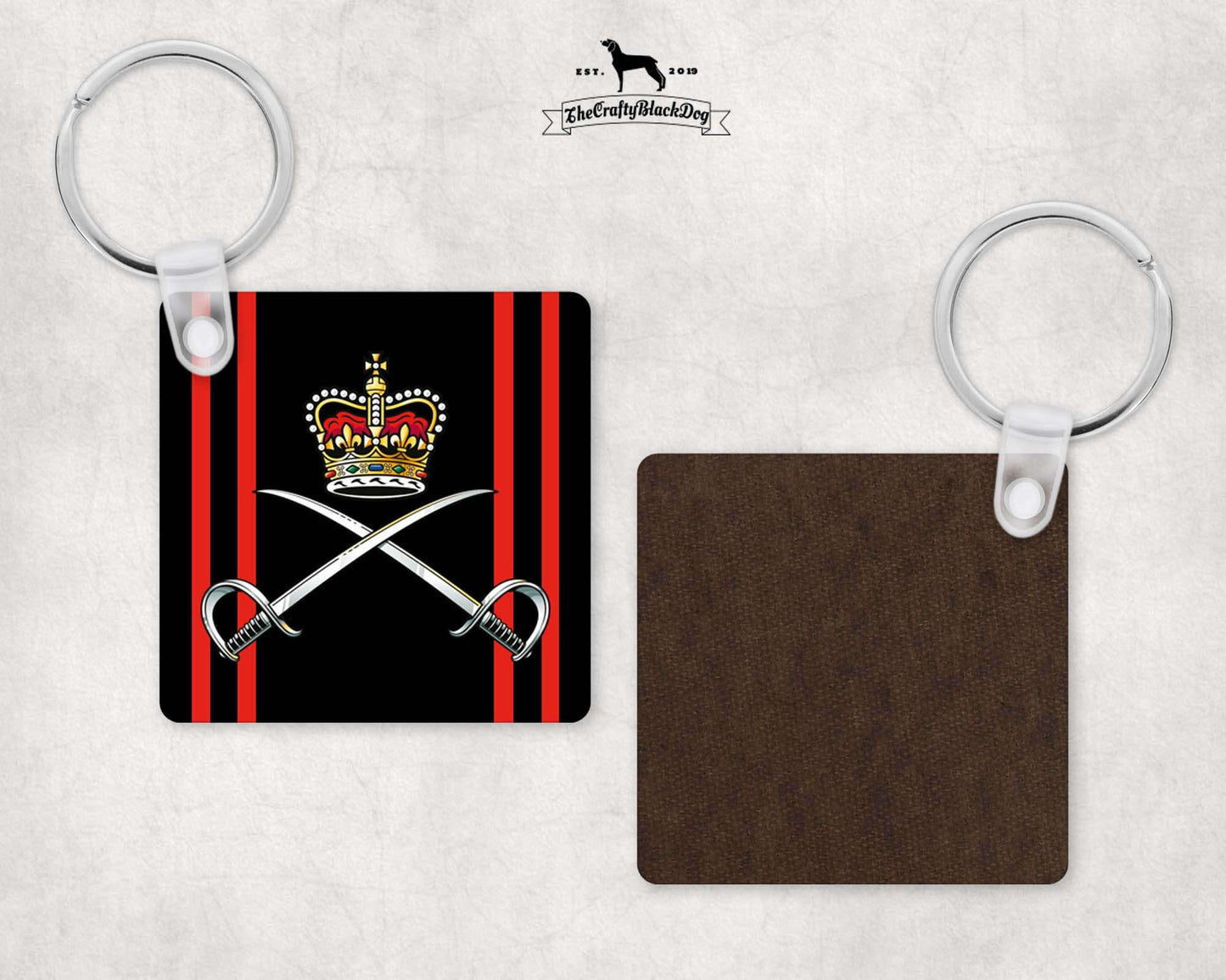 Royal Army Physical Training Corps - Square Key Ring