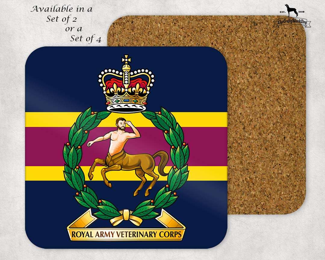 Royal Army Veterinary Corps - COASTER SET