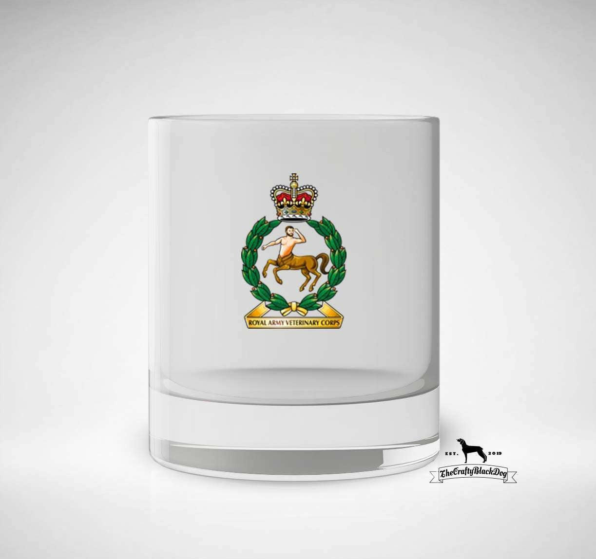 Royal Army Veterinary Corps - Whiskey/Spirit Glass