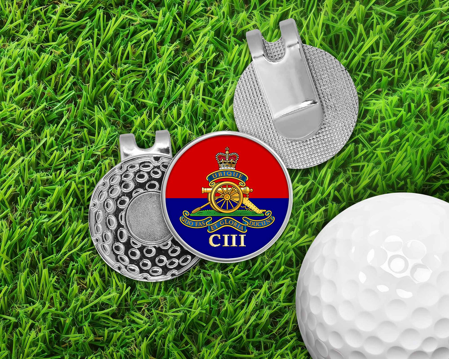 103 Regiment Royal Artillery - Golf Ball Marker Hat Clip