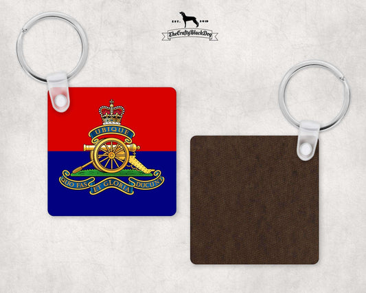 Royal Artillery - Square Key Ring