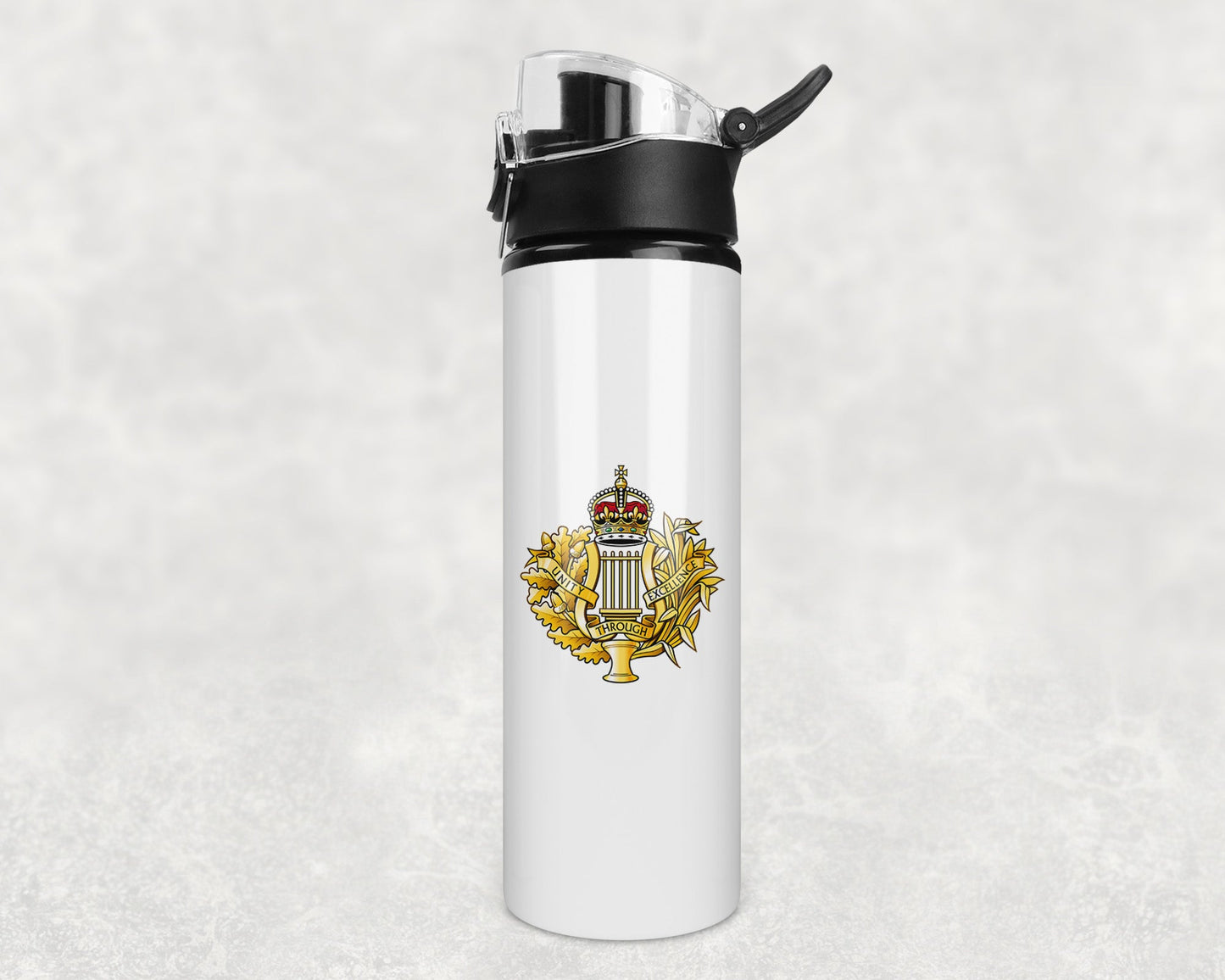 Royal Corps Army Music KC - Flip Top Water Bottle