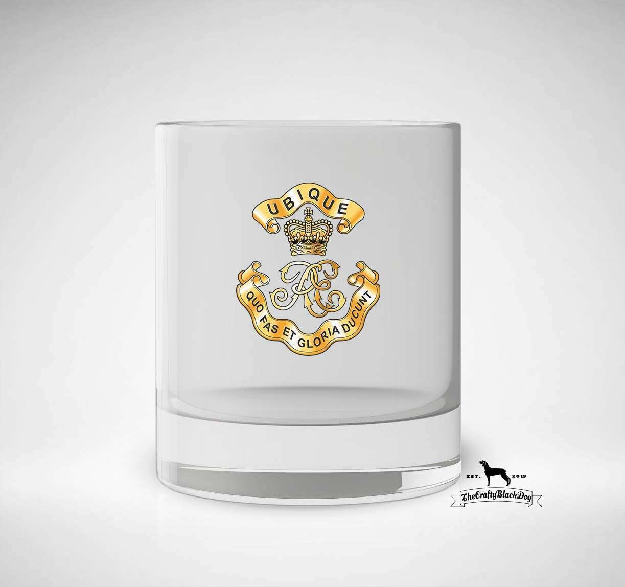 Royal Engineers Cypher - Whiskey/Spirit Glass