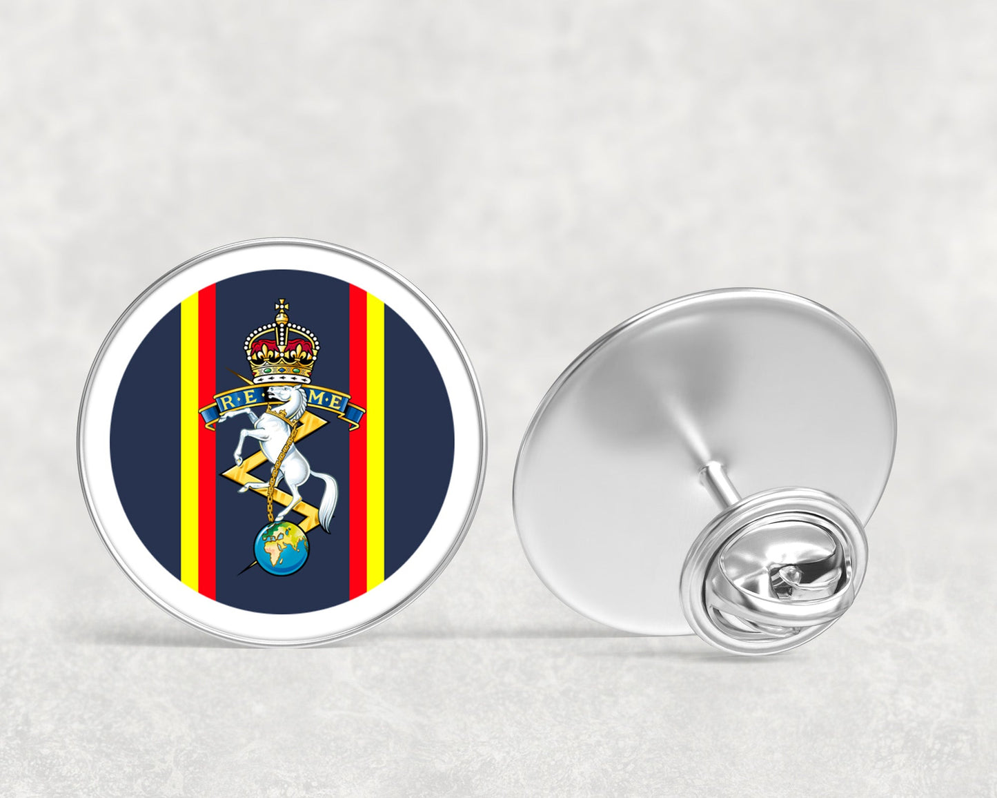 Royal Electrical Mechanical Engineers KC - Lapel Pin