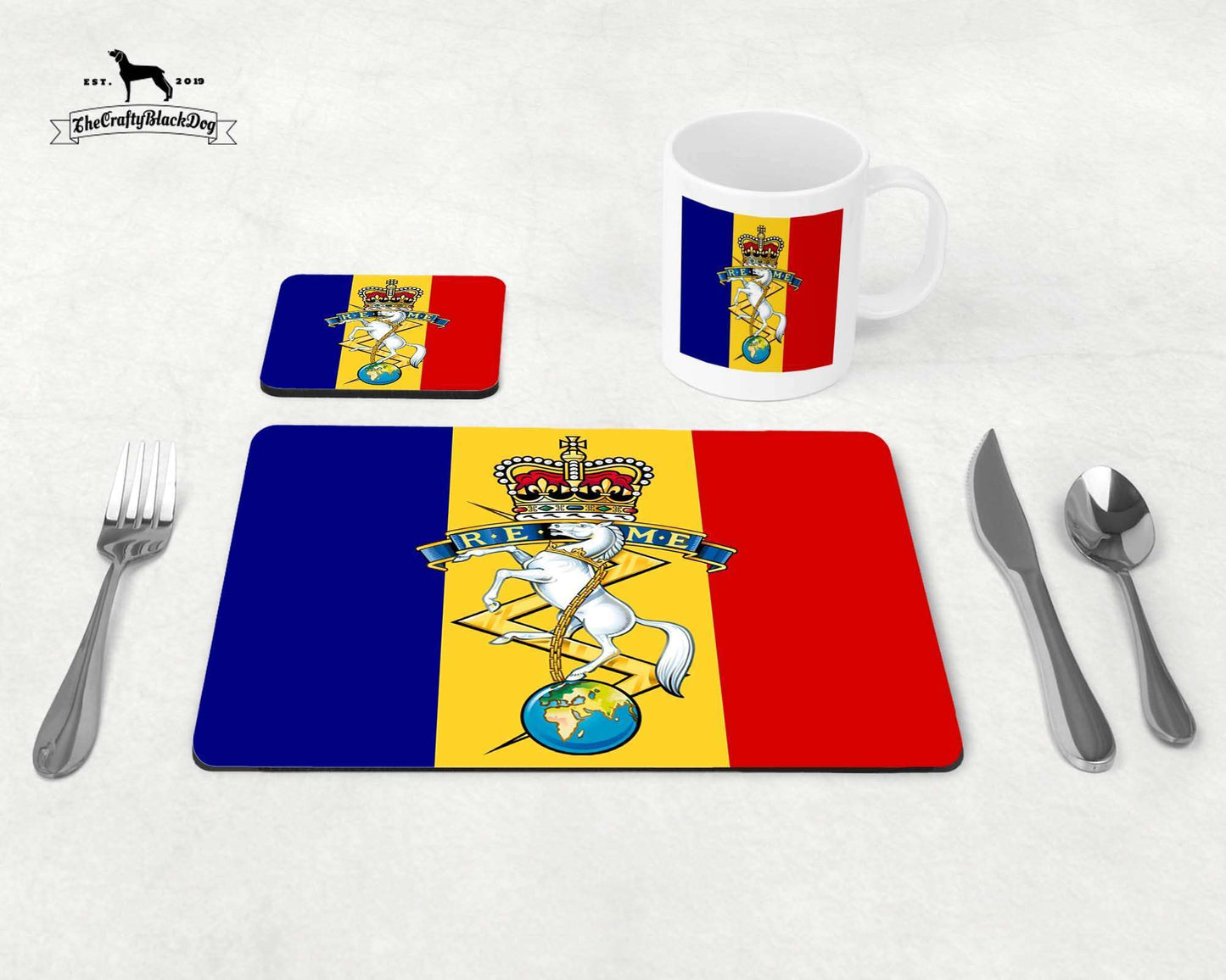 Royal Electrical and Mechanical Engineers - Table Set